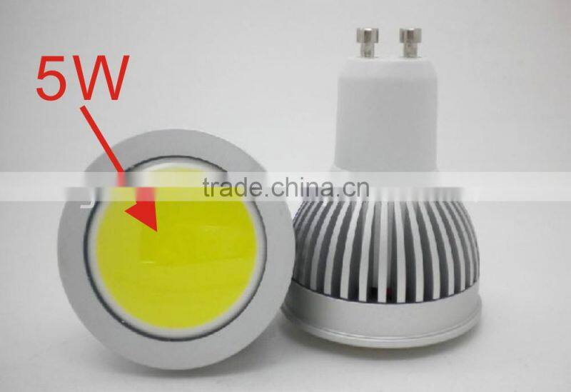 5w aluminum body high power cob spot light