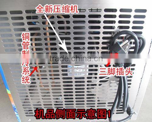 Commercial fried ice cream machine DHL express to door worlwide fried ice cream machine