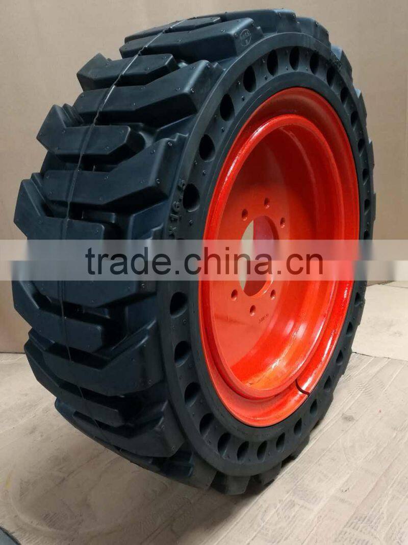 tire wheel assembly solid skid tire 10x16.5 10-16.5