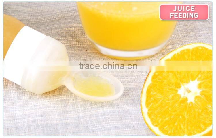 Safety heat-resistant food grade silicone baby feeding spoon