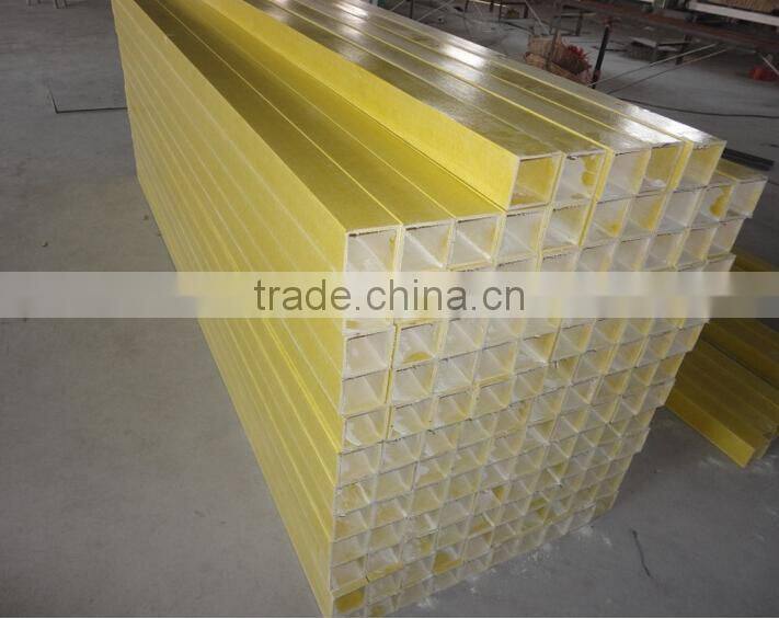 FRP rectangular tube/frp profiles/fiberglass pipe prices