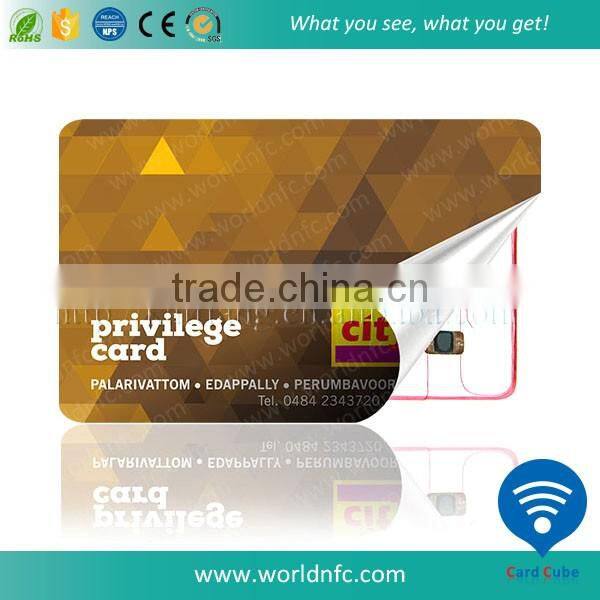 4 Color Plastic 13.56mhz RFID Card