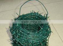 Galvanized&Pvc coated barbed wire