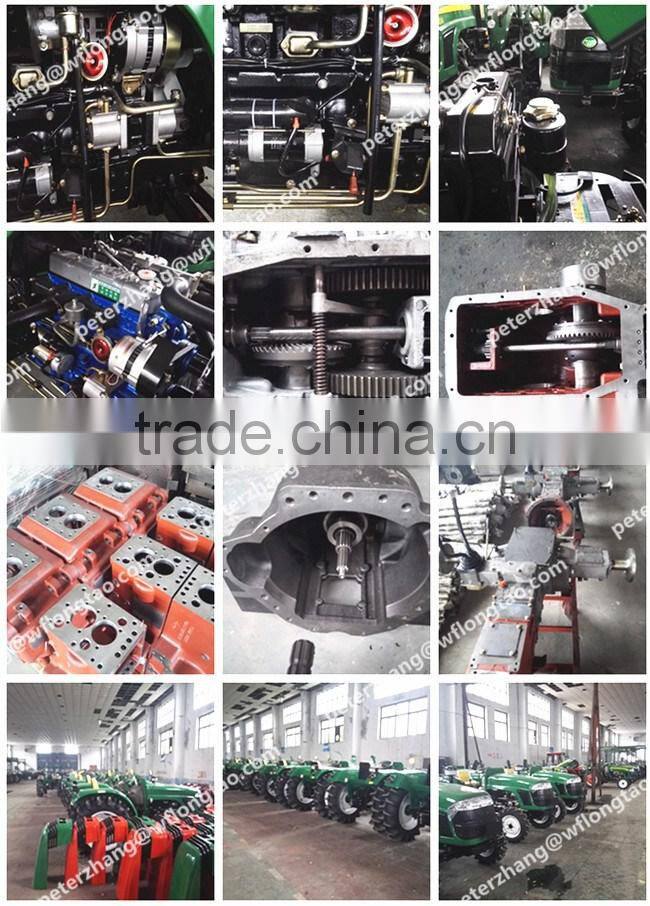 Agricultural 35hp 4x4 4WD farm tractor with cab heater