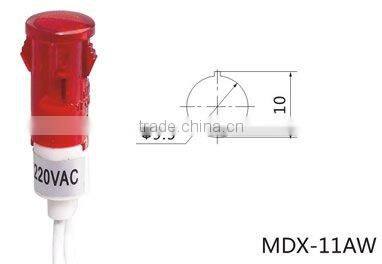 pre-mired lamp red indicator light MDX-11AW