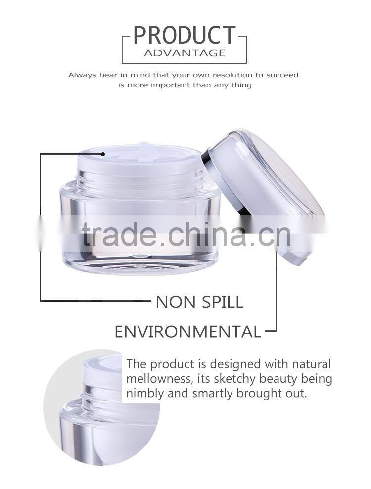 Empty makeup packaging acrylic jar cosmetic