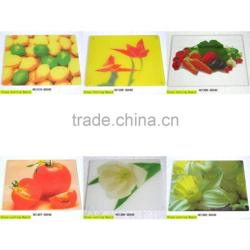 Cheap price cutting board tempered glass with high quality