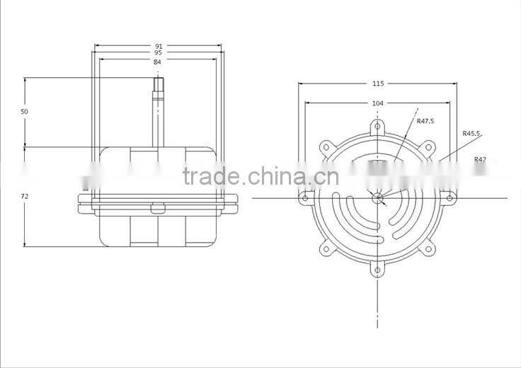 Electric fan motor / Box fan motor / Table fan motor