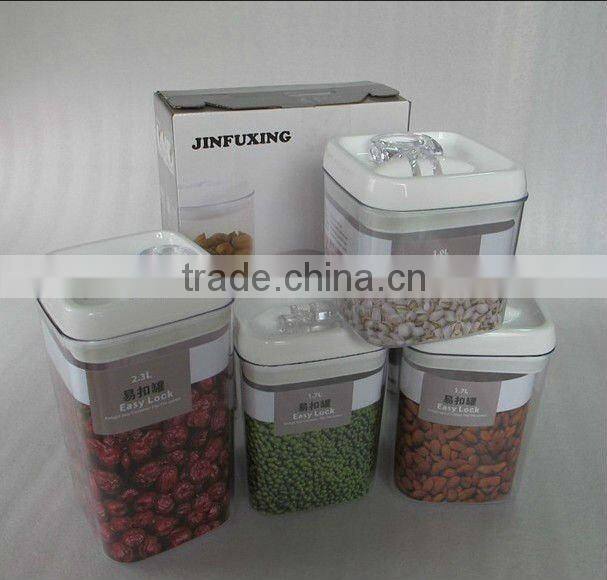 Round food storage container with color box (PF9023)