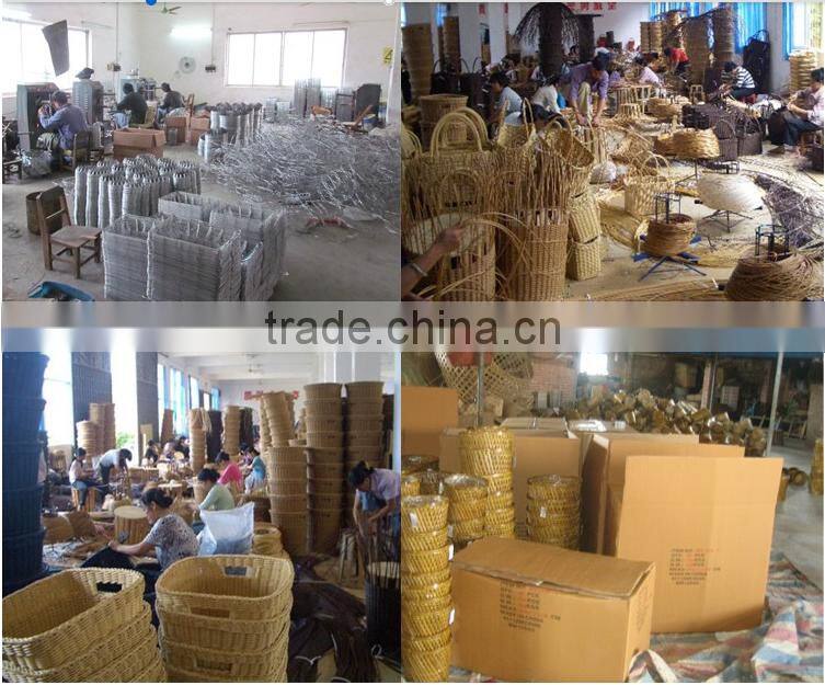 Wholesale single handle design white gift or home decorative baskets