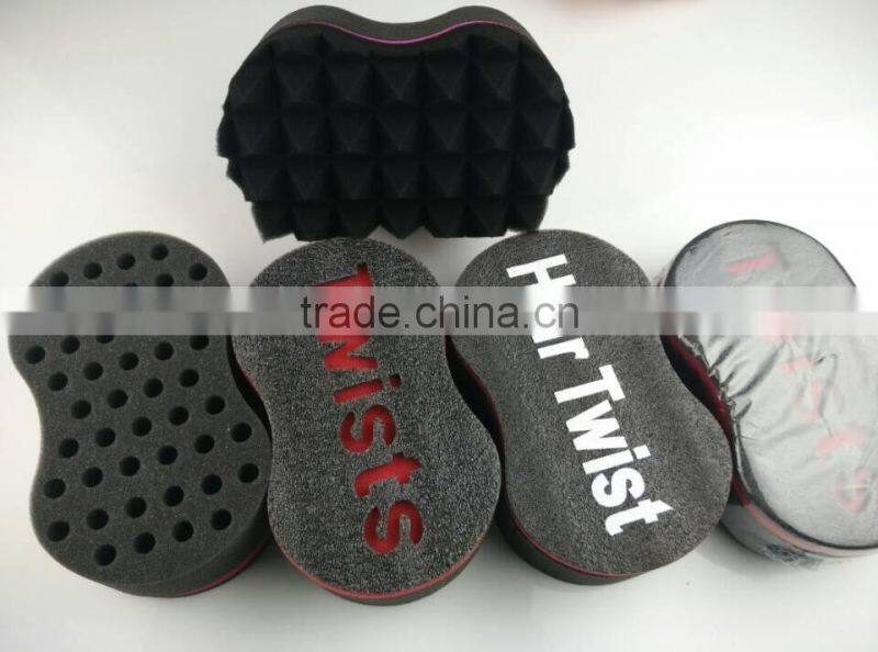 TOP US!!! Hair twist sponge brush locs/mans curve hair brush
