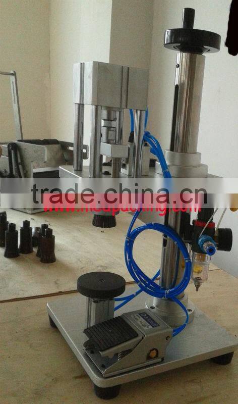 PPC-20 Pneumatic Perfume Bottle Spray Cap Crimping Machine