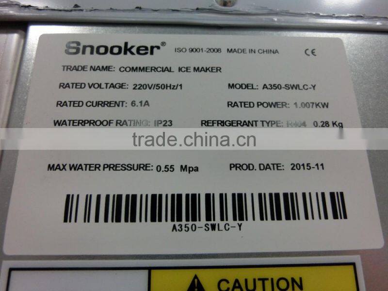 350Pouds /day industrial ice cube making machine, ice cube making machine, ice cube making machine price (SK350P)