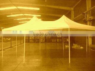 5x6.8m steel structure white double top pagoda tent