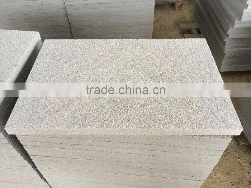 White sandstone tile for project