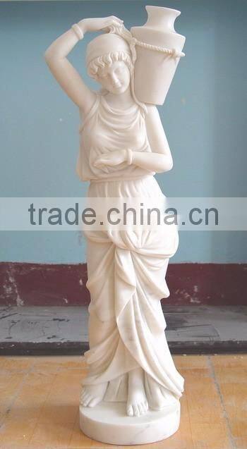 life lize human figure marble statue
