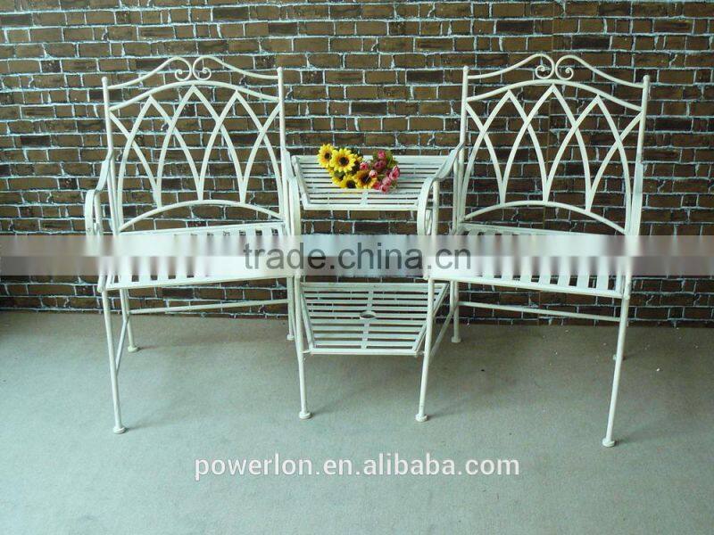 Royal outdoor rustic leisure portable folding double Lover's chair