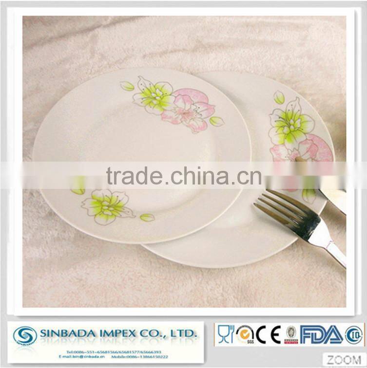 direct wholesale custom made porcelain plate