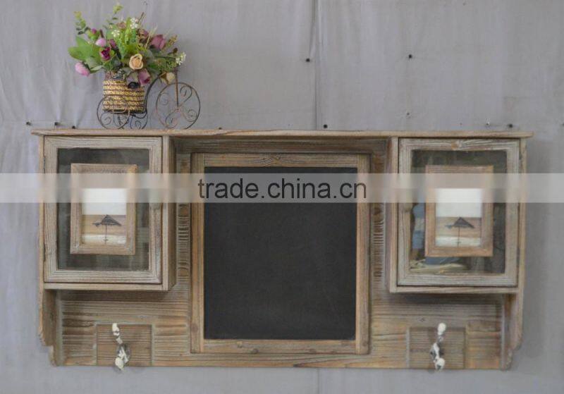 wall mounted Living room antique cabinet with blackboard