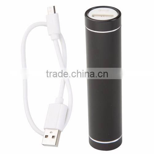 2200mAh mini portable USB power bank cable included