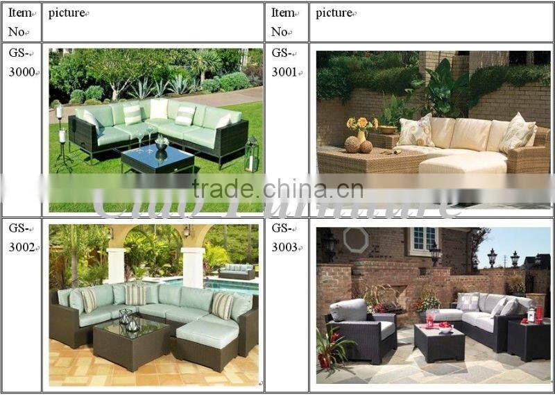 latest hairdressing outdoor sofa sets furniture