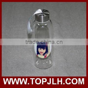 Photo printing glass bottle for water,glass water bottle for promotion