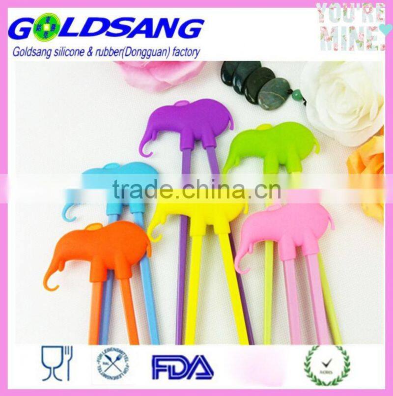 Swan shape Learning trainer Silicone Chopsticks holder