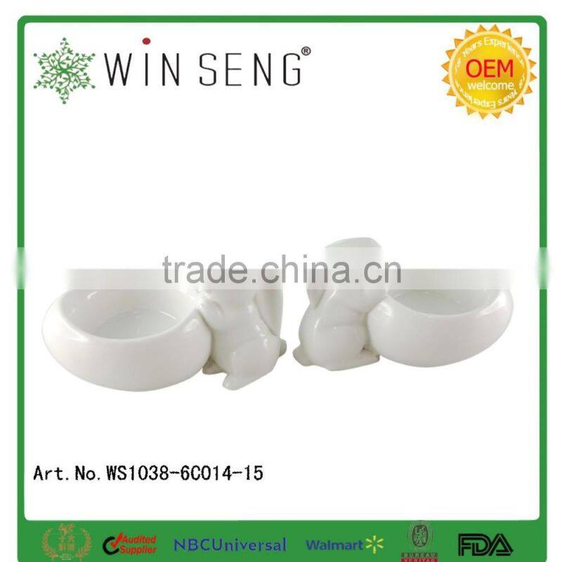 Ceramic Rabbit Figurines Ashtray and cigar ashtray for home decor