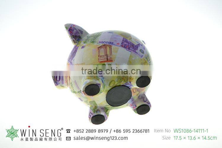 Small Ceramic piggy coin bank for sales