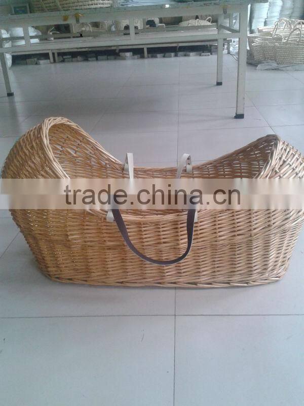 large wicker baby baskets factory supply