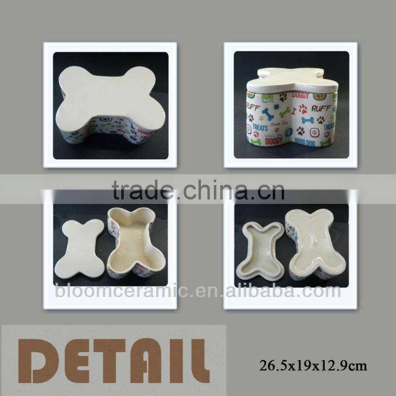 High quality bone shaped dog bowl