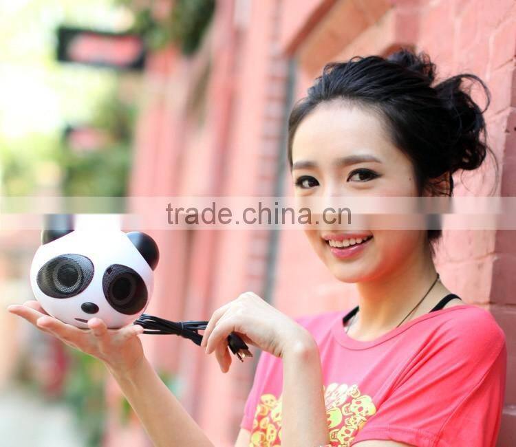 Panda Stereo Speaker for MP3 Player iPod mobile phone