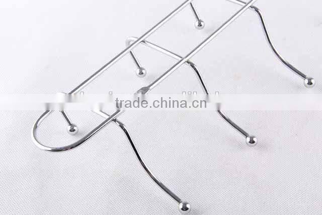 Double row iron beads coat hook