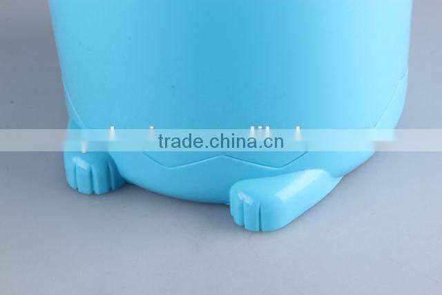Panda Design Plastic Trash Can/Rubbish Bin Household Garbage Can