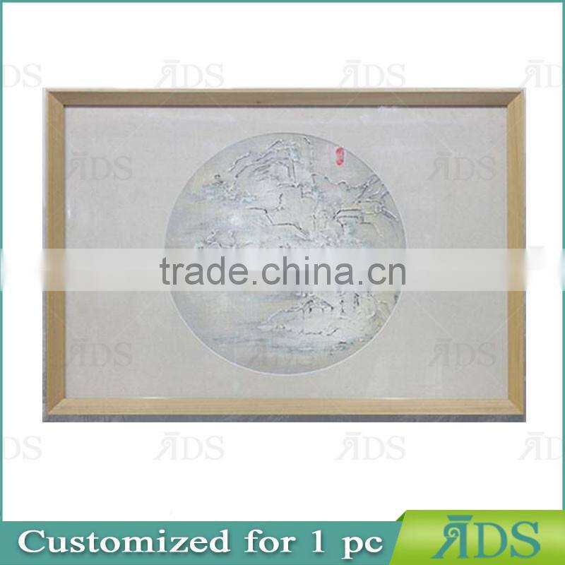 Framed Handmade Abstract Lacquer Painting for Home Decoration