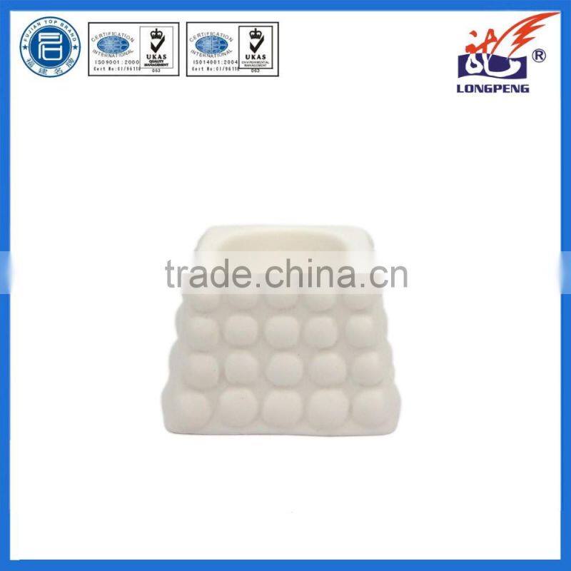 Eco-Friendly Elegant White Tower Candle Holders,Ceramic Tealight Candle Holders