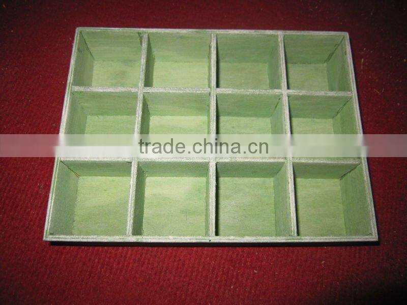 high quality pine wooden box,wooden tray with different tabula