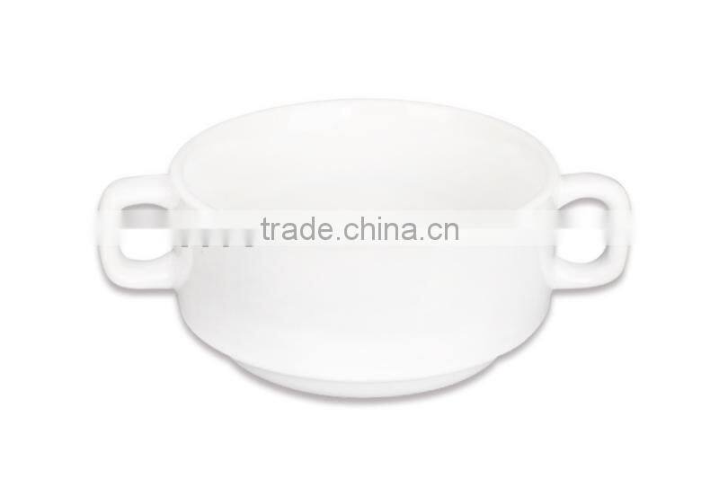 custom ceramic soup mugs with two handles