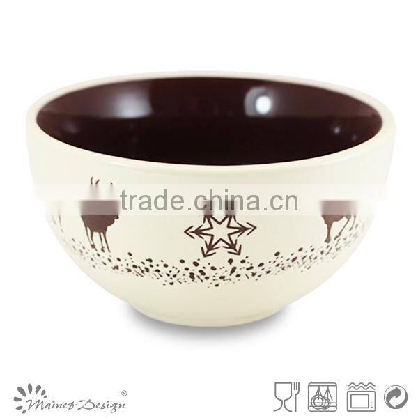 Novelty ceramic Christmas bowl