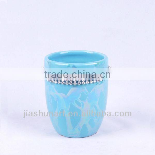 Sky blue Porcelain Bath and Accessories