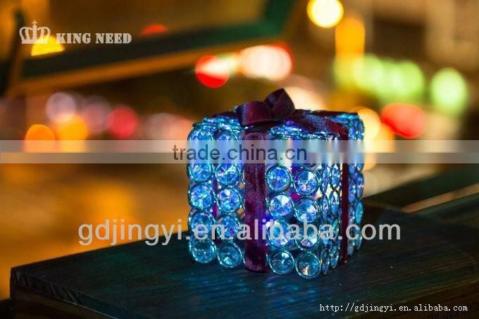 2014 Garden square gift box shape hanging LED string lights