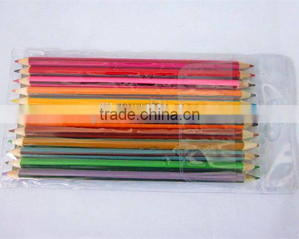 Graphite wood color pencil with eraser