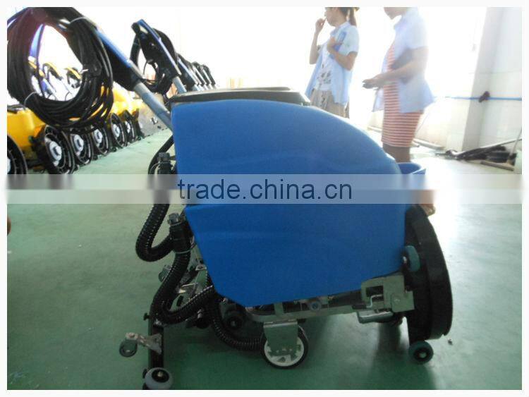 Multi-functional auto walk behind floor scrubber SC series