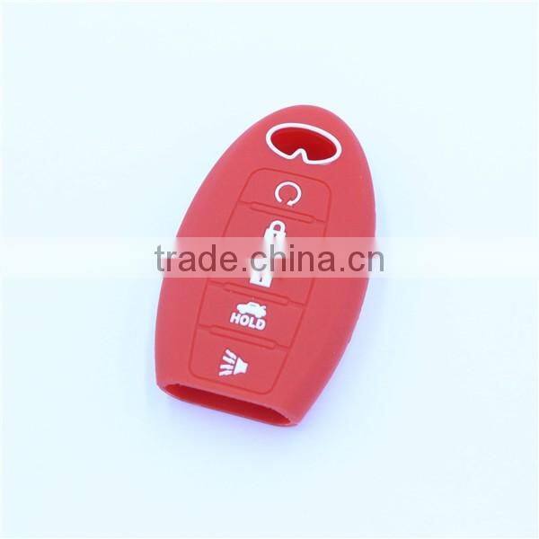 Shenzhen Factory supply silicone key cover for infiniti 5 buttons