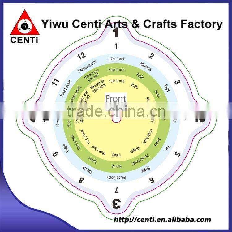 Hot Sale Golf Sports Guide 3 Wheel Calculator