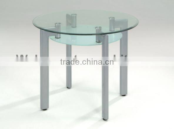 metal leg glass table modern dining room set