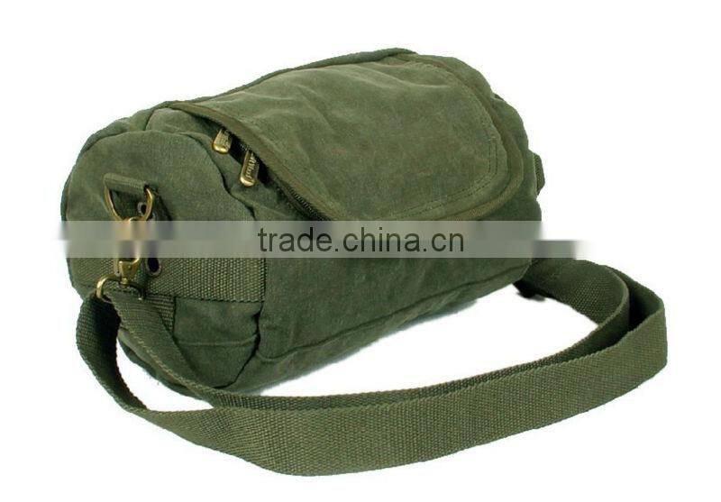 Travel Canvas Round Messenger Bag