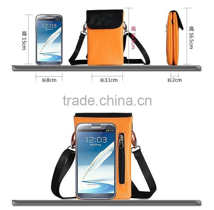 2014 Waterproof shoulder phone case
