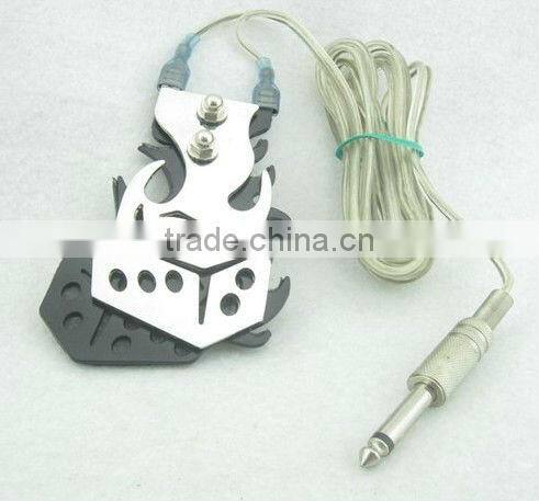 New Foot Switch Pedal For Tattoo Machine Gun Power Kit Set Supply