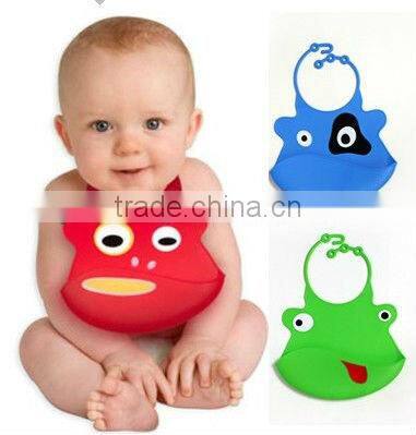 2013 The latest animal serie lovely silicone baby bib
